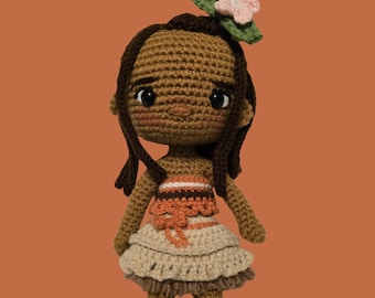 Handmade crochet princess dolls