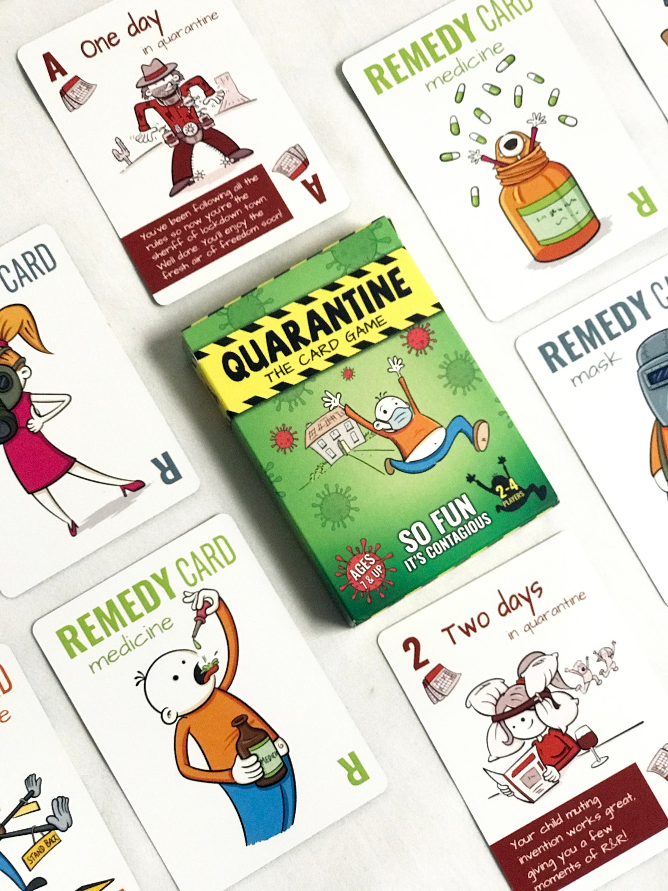 Quarantine The Card Game Card Game for Adults Family Card Etsy