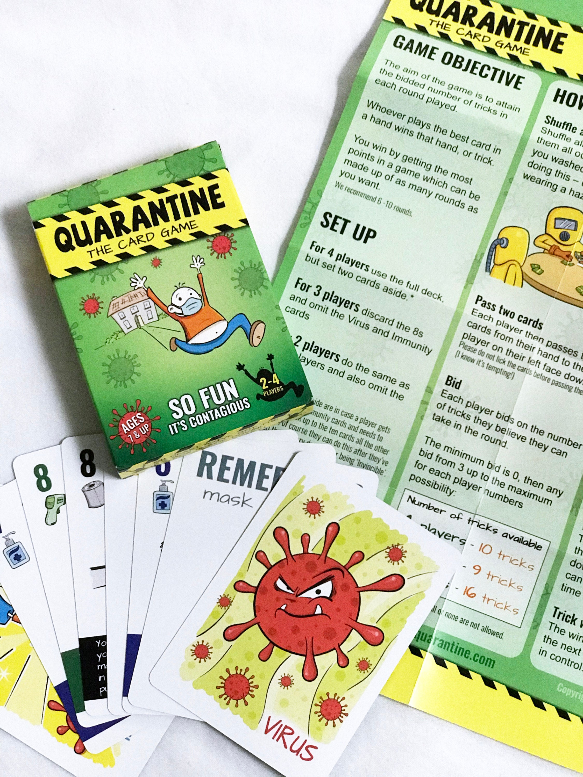 Quarantine The Card Game Card Game for Adults Family Card Etsy