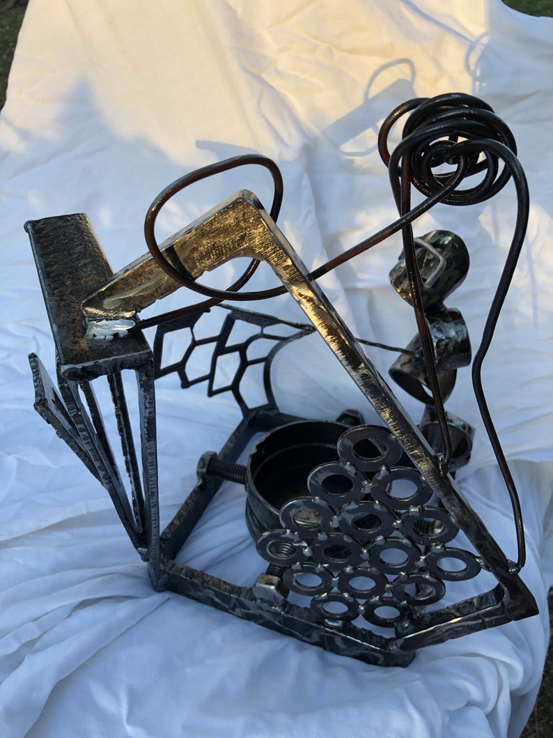 Abstract candle stand