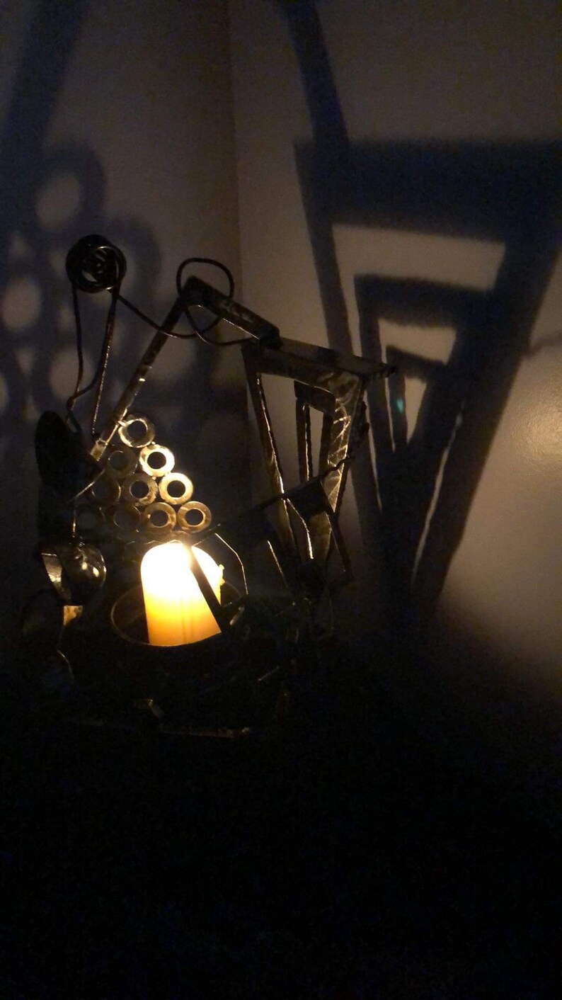 Abstract candle stand