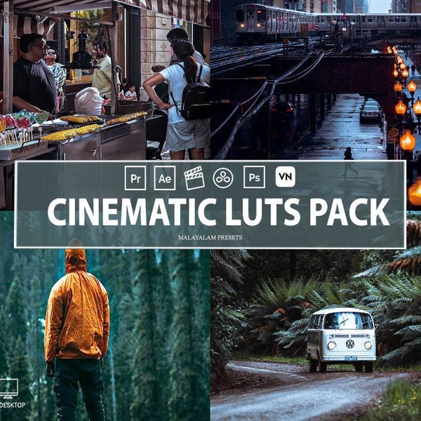 120 Cinematic Video Filter,luts, Adobe Premiere Pro LUT Pack, Video Luts Final Cut Pro,film lut for DaVinci Resolve ,VN App luts,slog3 luts