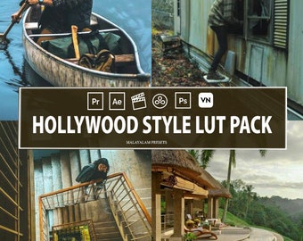 50 Hollywood Cinematic Filters,luts,Adobe Premiere Pro LUT Pack, Video Luts Final Cut Pro,film lut for DaVinci Resolve ,VN App cinematic lut