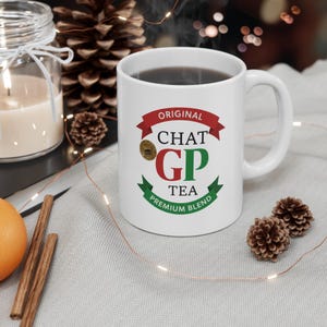 Chat GPT AI Mug 11oz White Mug, Funny Coffee Cup for Programmers | Geek Gamer Tech