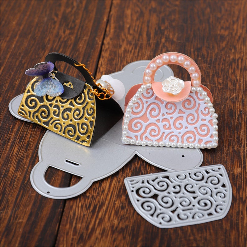 Inlovearts Bag Dies Lace Handbag Metal Cutting Dies for Craft Etsy