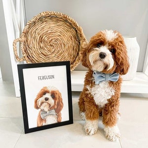 Aangepast huisdierportret | Hondenportret | Cadeau huisdiereigenaar | Digitaal kunstbestand | Cadeau huisdiereigenaar | Aangepaste kunst| Aangepast cadeau | Vaderdag