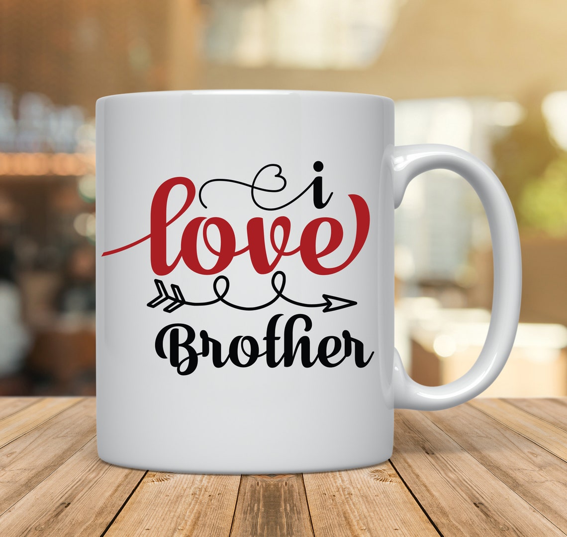 I love brother Brother coffee mug Best brother ever Gift Etsy