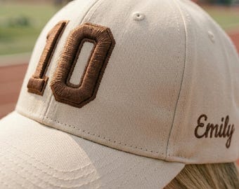 Custom Name Softball Mom Hats Personalized Embroidered Player Number Game Day Baseball Cap