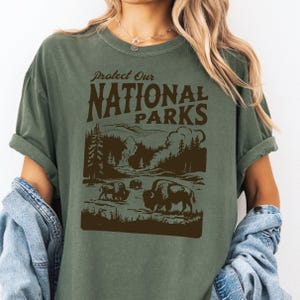 Protect our National Parks Vintage Design T-shirt, National Park Tee, Unisex Shirt