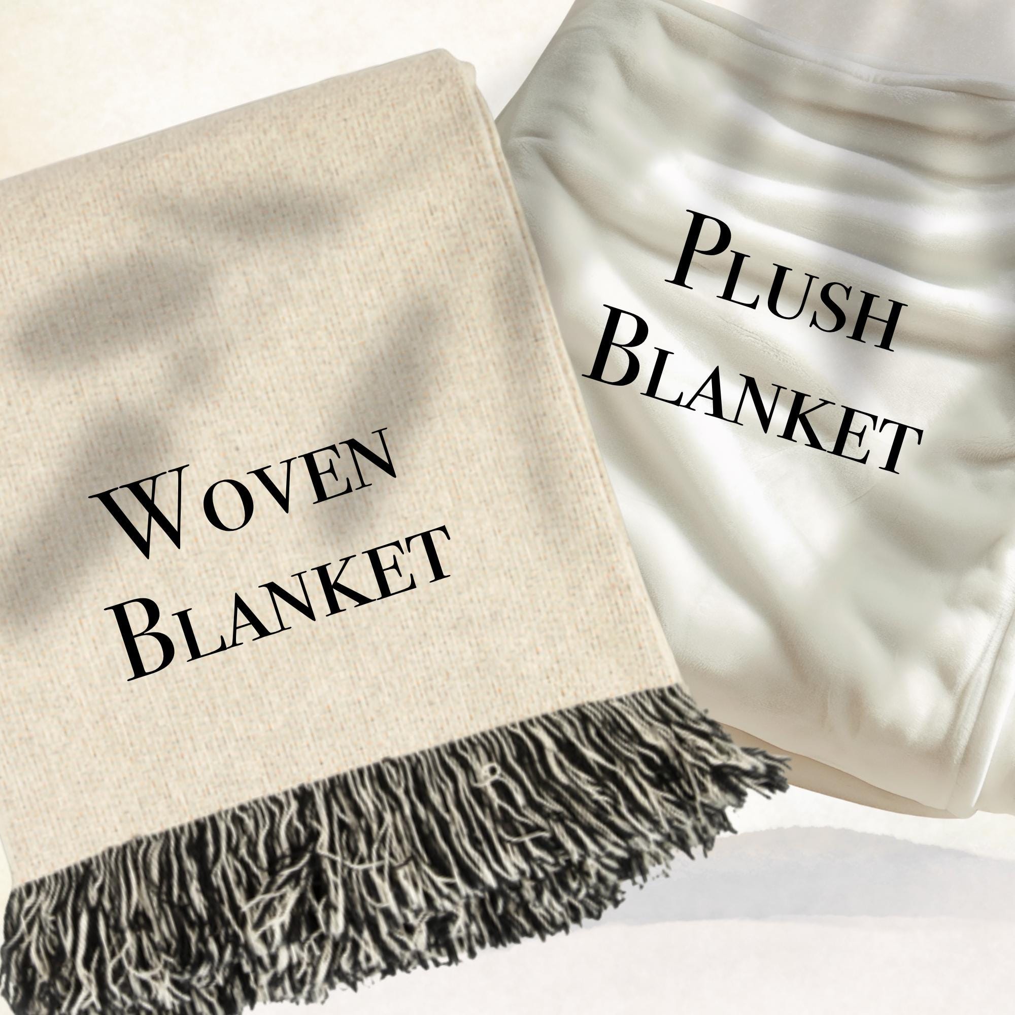 Mountain Woven Blanket Personalized, Personalized Woven Throw Blanket ...