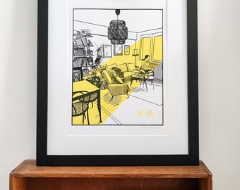 Illustration "16h14", screen print