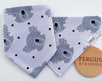 Koala Dog Bandana | Personalised Dog Bandana | Australian Dog Bandana | Bandana for Dogs | Koala Bandana | Aussie Dog Bandana