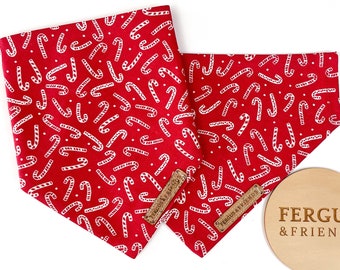 Personalised Dog Bandana | Red Dog Bandana | Christmas Dog Bandana | Bandana for Dogs | Festive Dog Bandana