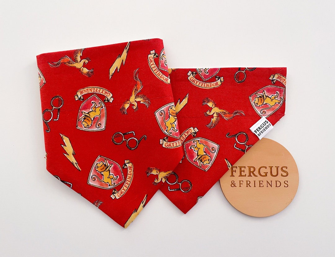 Harry Potter Dog Bandana
 Harry Potter Dog Bandana Hogwarts Dog Bandana Bandana for Dogs