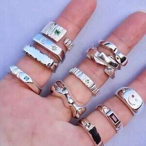 Design your own silver best sale ring