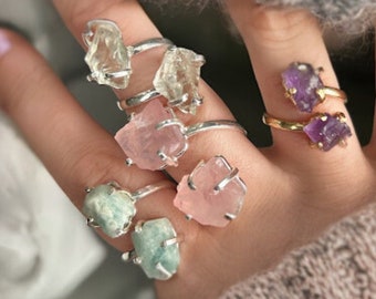 Exquisite Adjustable Crystal Ring