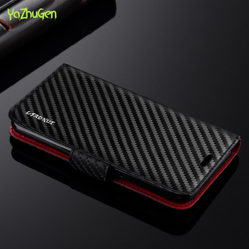 Carbon Fiber Flip For Samsung S20 S10 S8 S7 Edge Note 10 9 20 Pole S10 Lite A91 Leather Phone Wallet For S9 Plus