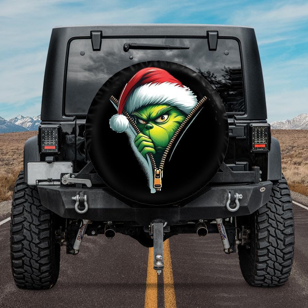 Discover Funny funny character Spare Tire Cover,funny character Inspired Christmas Tire Cover