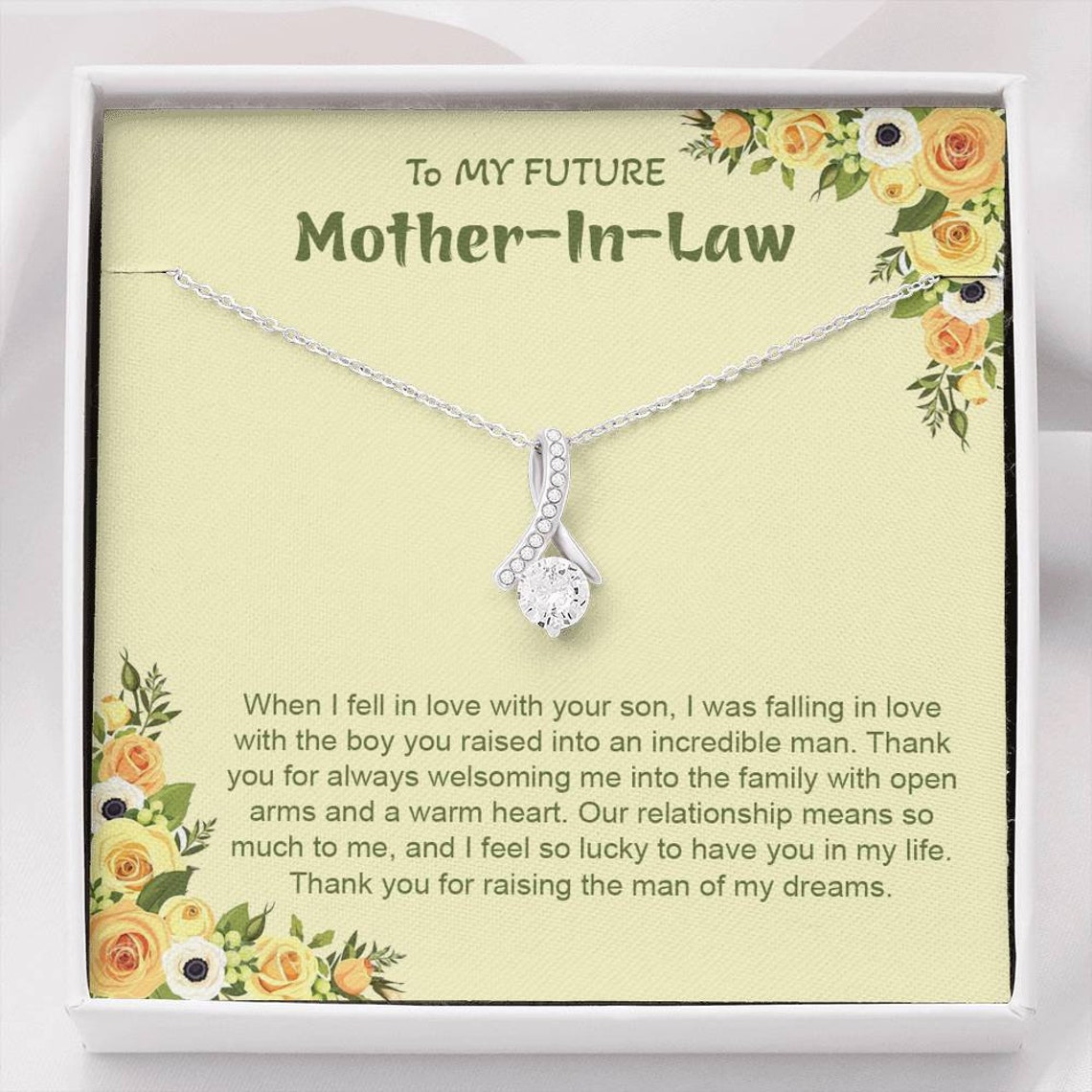 To My Future Motherinlaw mother of the groom gifts To My Etsy