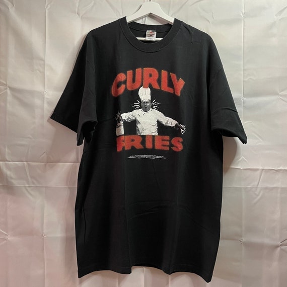 Vintage 1996 The Three Stooges Curly Fries T-shirt - image 1