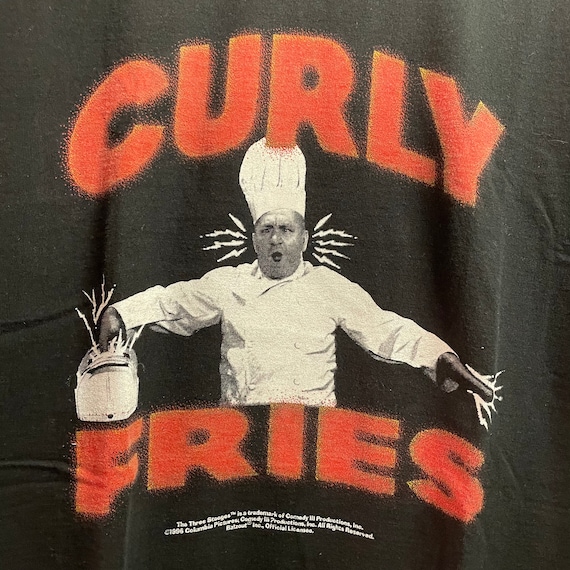 Vintage 1996 The Three Stooges Curly Fries T-shirt - image 3