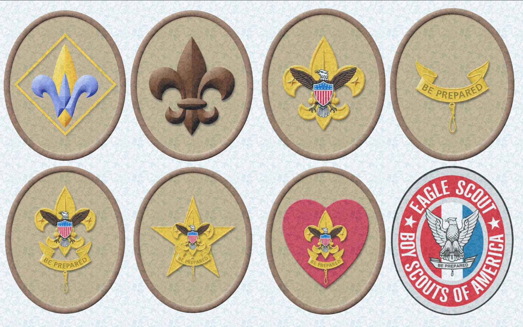 thumbnail image 2 of Eagle Scout Rank Achievement Cookie Cutter - Boy Scouts BSA, Plastic, USA Made By AJT 2 of 6