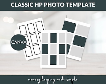 Klasyczny szablon do zdjęć Happy Planner | CANVA | Przechowywanie wspomnień