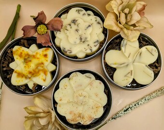 Natural Moisturizing Shea Lotion Bar(Various Scents, Flowers & Colors) Great for gifts and favors for Wedding, Graduation, Birthday and more