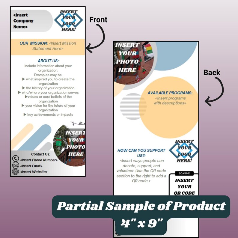 Various Sized Fact Sheet | Generic Information Flyer | Marketing Flyer ...