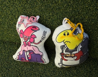 Smiling Friends Plush Keychains!