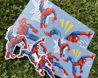 Spider-Man Sketch Prints and Stickers!