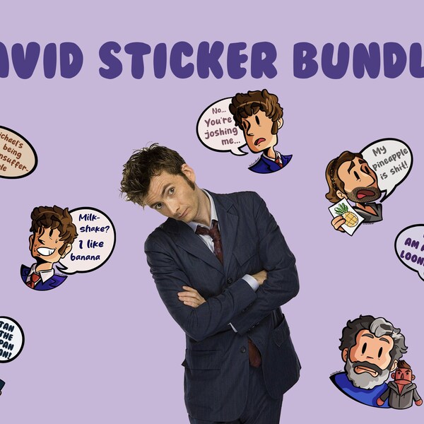 David Sticker Bundle!