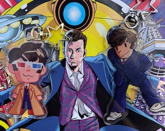 Tenth Doctor Keychains!