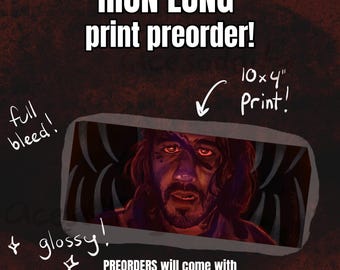 RESTOCKING SOON! Iron Lung Print!