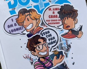 Misc. David Tennant Quote Stickers!