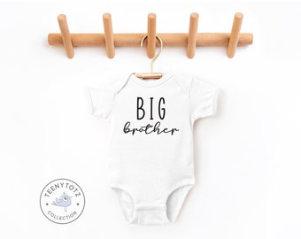 Big Brother Bodysuit | Cute Big Brother Baby Romper, Cute Brother Bodysuit, Baby Shower Gift