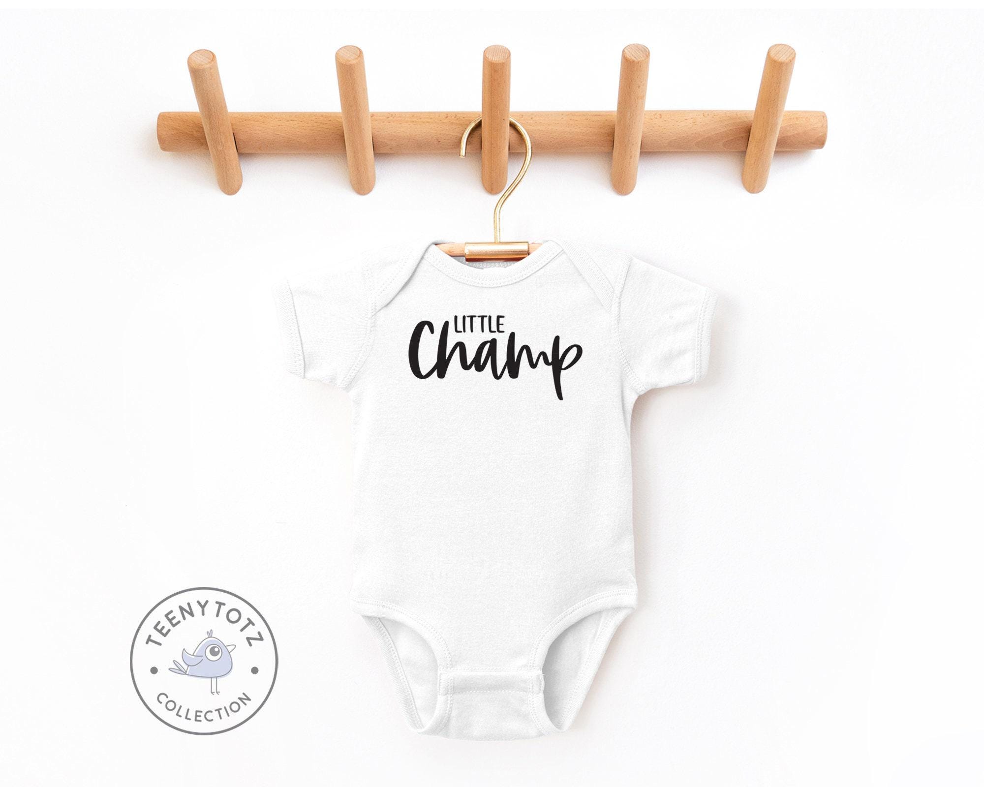 Body Little Champ | Combi-short Champ, joli body pour bébé, vêtements rigolos pour bébé, cadeau baby shower