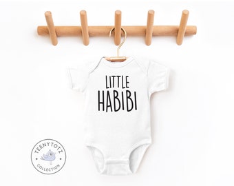 Little Habibi Bodysuit | Arabic Baby Romper, Cute Muslim Baby Gift, Arabic Baby Bodysuit, Darling Baby Clothes, Cute Baby Gift