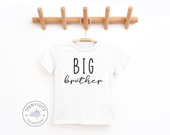 Big Bro Toddler Shirt | Cute Big Brother Kids Tee, Big Brother Shirt, Baby Shower Gift