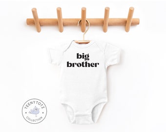 Big Brother Bodysuit | Cute Big Brother Baby Romper, Cute Brother Bodysuit, Baby Shower Gift