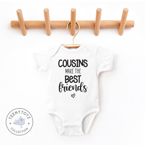 Les cousins sont les meilleurs amis du corps | Combi-short mignon pour bébé Best Friends, joli body cousin, cadeau de baby shower