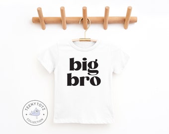 Big Brother Toddler Shirt | Big Bro Tee, Cute Kids Shirt, Kids Retro Tee, Vintage Kids Shirt, Cute Baby Tee