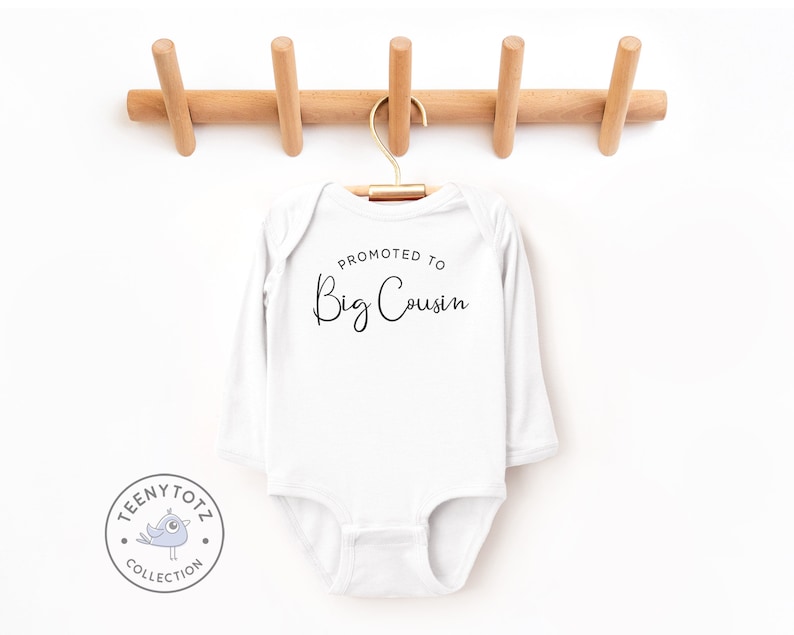 Promoted To Big Cousin Shirt Big Cousin Kids Tee, Cute Big Cousin Gift, Big Cousin Kids Shirt image 3
