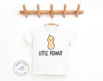 Little Peanut Baby Shirt | Cute Baby Peanut Tee, Little Peanut T-Shirt, Modern Baby Clothes, Cute Baby Gift