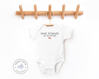 Meilleures amies, tout comme notre body pour bébé pour maman | Combi-short Best of Friends, Amis depuis la naissance, Body assorti