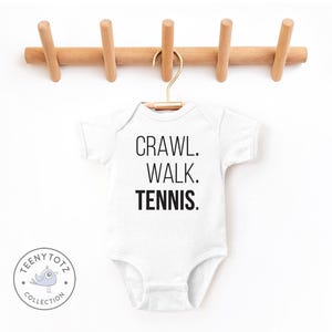 Body tennis pour bébé | Ramper, marcher, barboteuse de tennis pour bébé, joli body pour les amateurs de tennis, barboteuse de sport