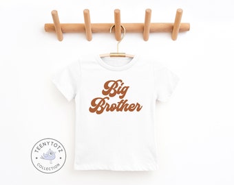 Big Brother Toddler Shirt | Cute Kids Tee, Kids Retro Shirt, Vintage Kids Tee, Cute Baby Shirt