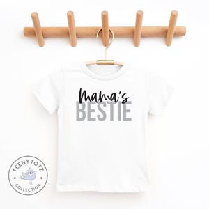 Mama's Bestie Shirt | Best Friend Baby Tee, Unisex Baby Clothes, Baby Shower Gift