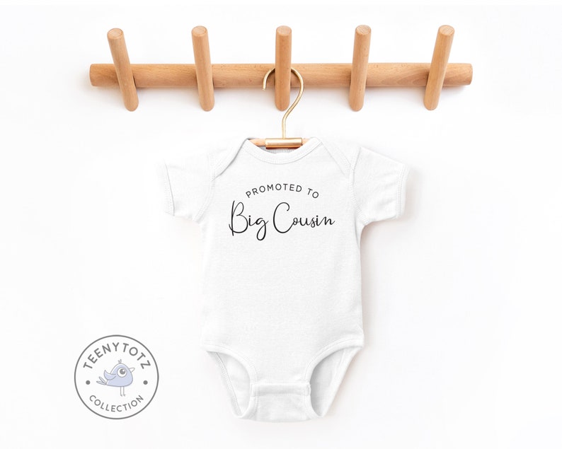 Promoted To Big Cousin Shirt Big Cousin Kids Tee, Cute Big Cousin Gift, Big Cousin Kids Shirt image 2