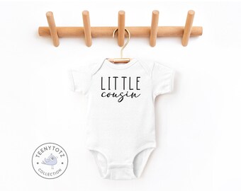 Body pour petite cousine | Mignonne petite cousine barboteuse bébé, joli body cousine, cadeau de baby shower